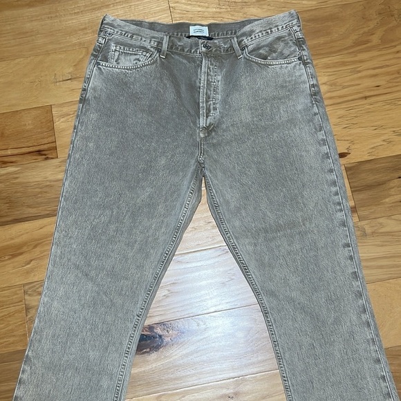 CITIZENS OF HUMANITY Jolene High-Rise Straight Cropped Jeans Ponytail - Picture 6 of 13